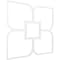 Ekena Millwork 78 34W x 78 34H x 38T Large Olivia Decorative Fretwork Ceiling Panels, PVC CELP79X7901OLV - alternate 7